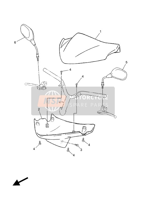 5RWF621300PK, Bovenkap, Yamaha, 0